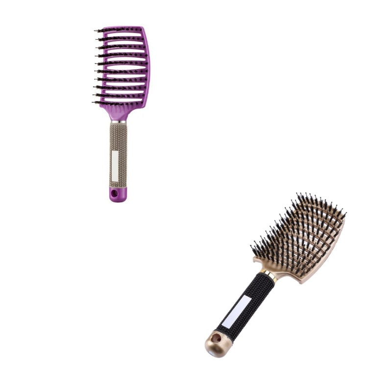 Hairbrush Anti Klit Brushy Haarborstel Women Detangler Hair Brush Bristle Nylon Scalp Massage  Teaser Hair Brush Comb